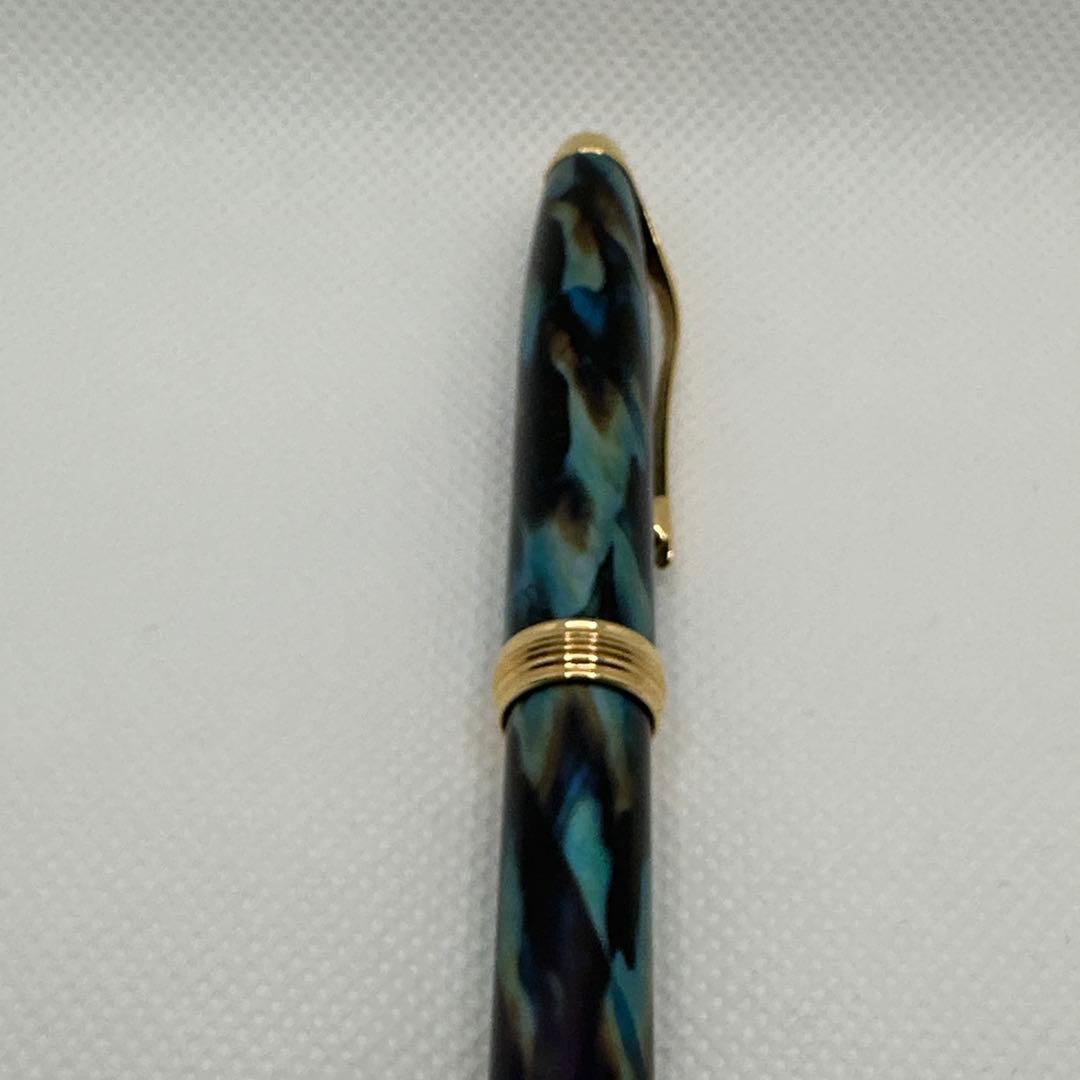 cross ピナクル ピーコックブルー ボールペン