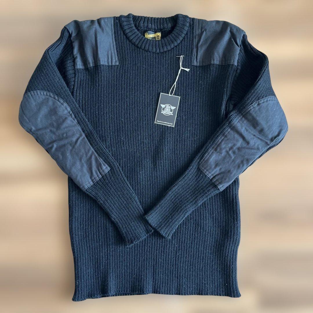 The REAL McCOY'S ブラックセーター M 新品タグ付き