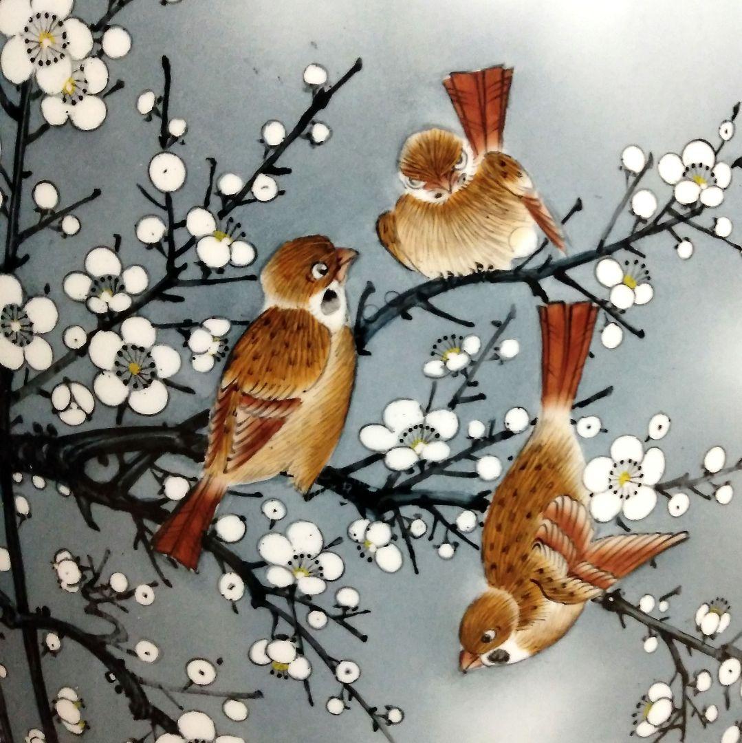 ★２/５で出品終了　超特大飾り壺158cm　花鳥図　沖縄本島引取限定　現物確認可