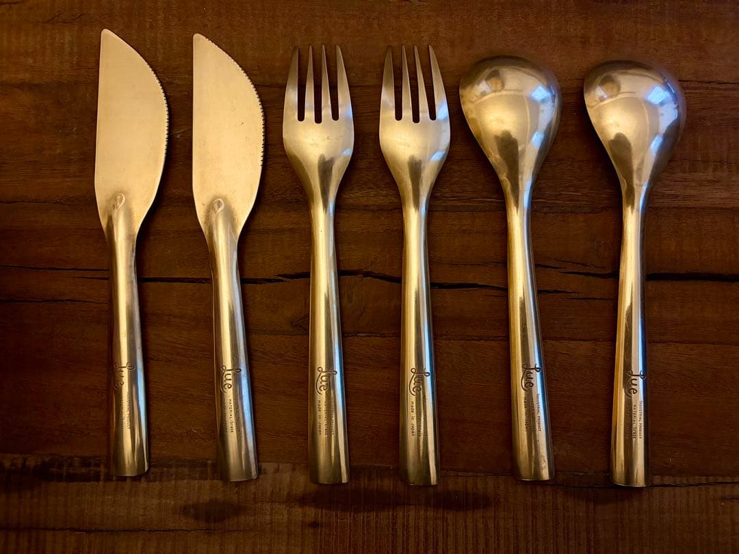 Lue真鍮ディナーセット　カトラリー　2セット　おもてなし