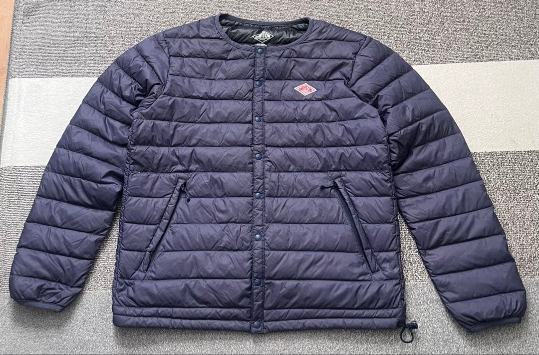 DANTON ダントン ダウンジャケット　ネイビー40 (Lサイズ相当)