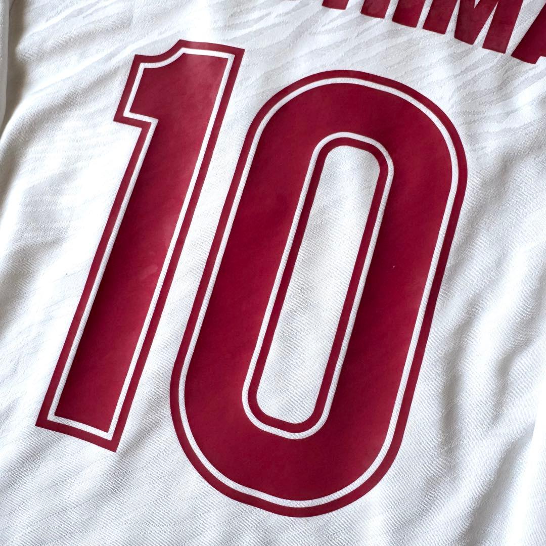 【希少アウェイ・長袖】ジーコ＃１０ 鹿島アントラーズ ９２/９３（A）CUP戦