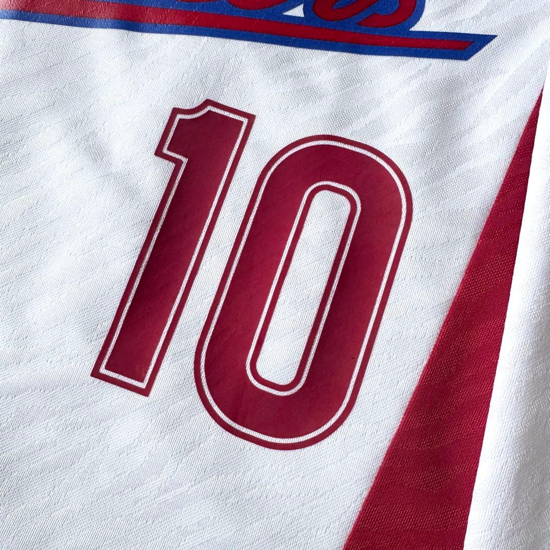 【希少アウェイ・長袖】ジーコ＃１０ 鹿島アントラーズ ９２/９３（A）CUP戦