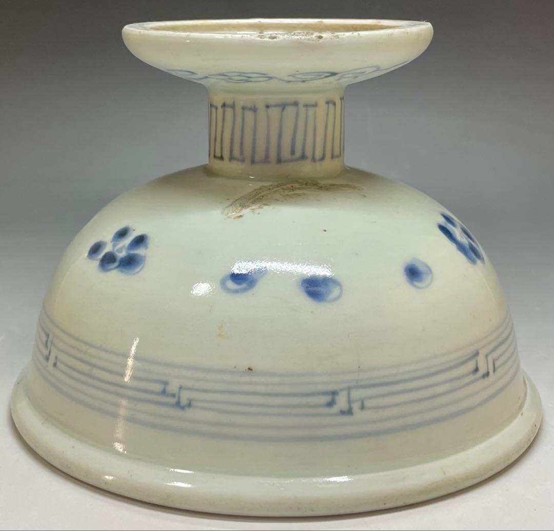 古伊万里　染付　盃洗　杯洗 　e461