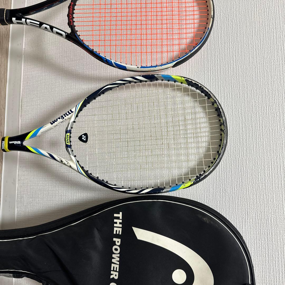 テニスラケット【2本＋カバー付き】