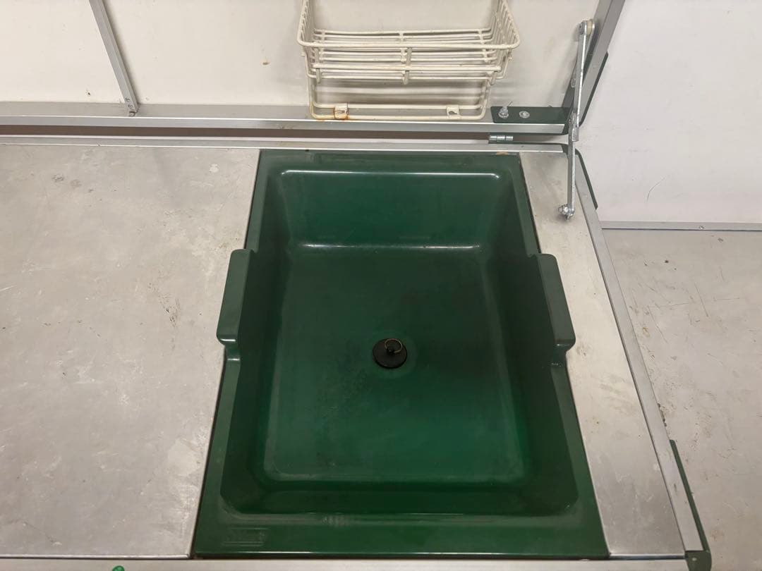 Coleman コールマン ビンテージ　シンク付き　キッチンテーブル　廃盤品