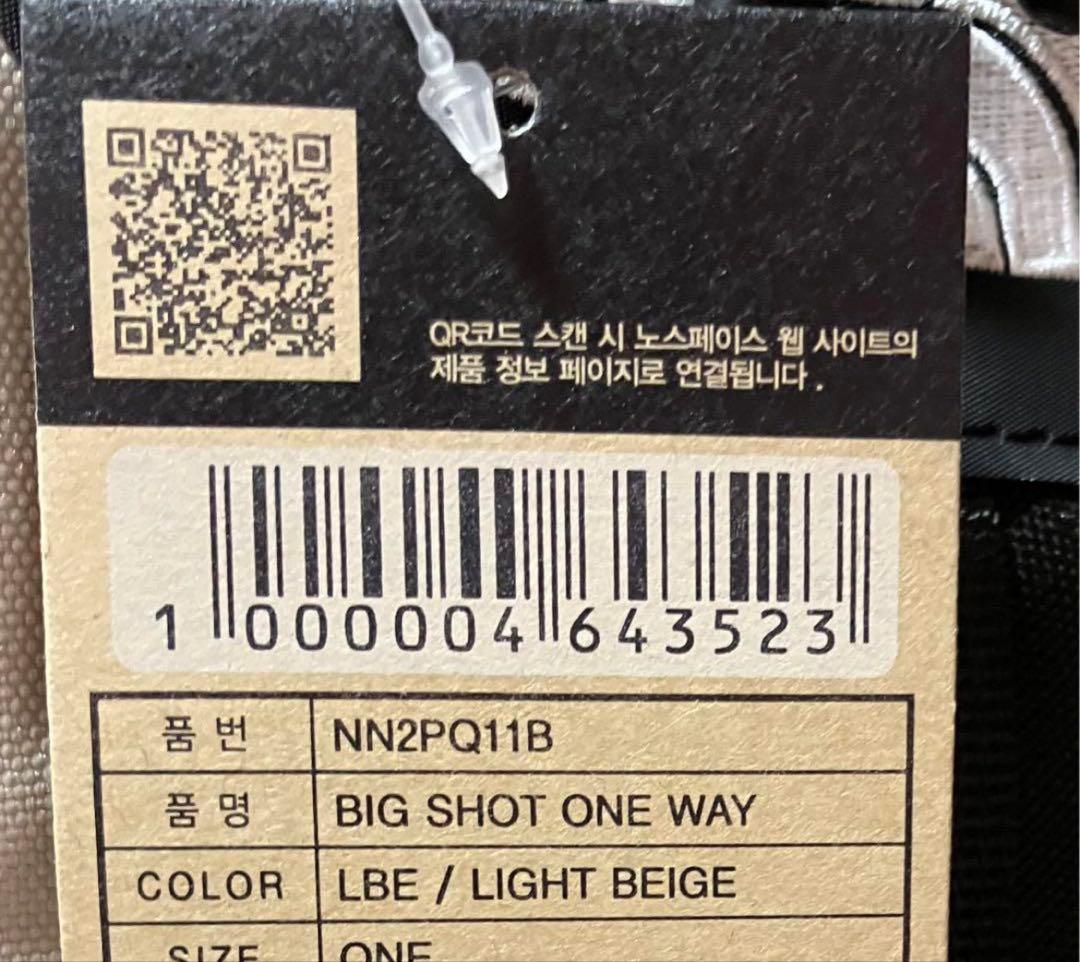 【1点のみ】ザノースフェイス　NN2PQ11B ビッグショットワンウェイ