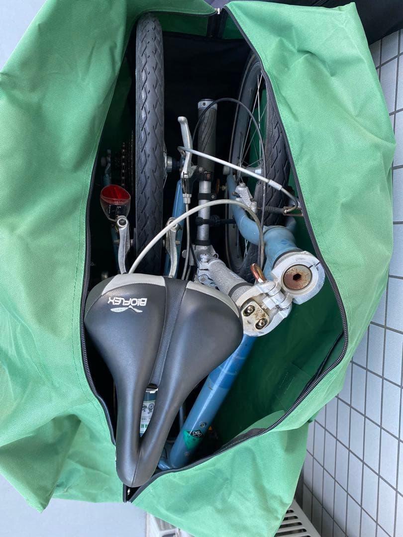 未整備 DAHON ダホン 折りたたみ自転車 青