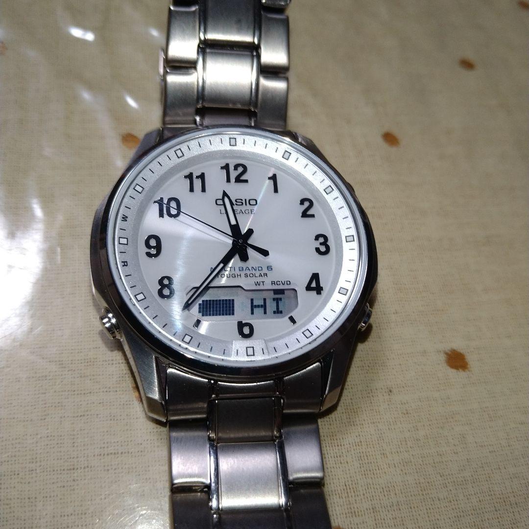 極美品　サファイアガラス　軽量チタン　カシオ LCW-M100TSE-7A2JF