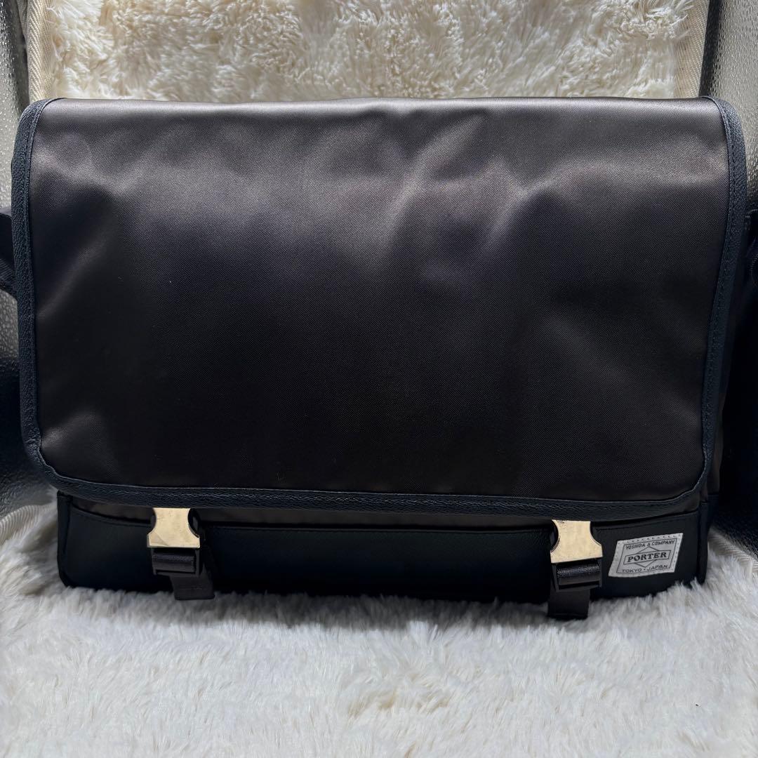 希少　PORTER ポーター　サックスバー ショルダーバッグ ナイロン　ブラック