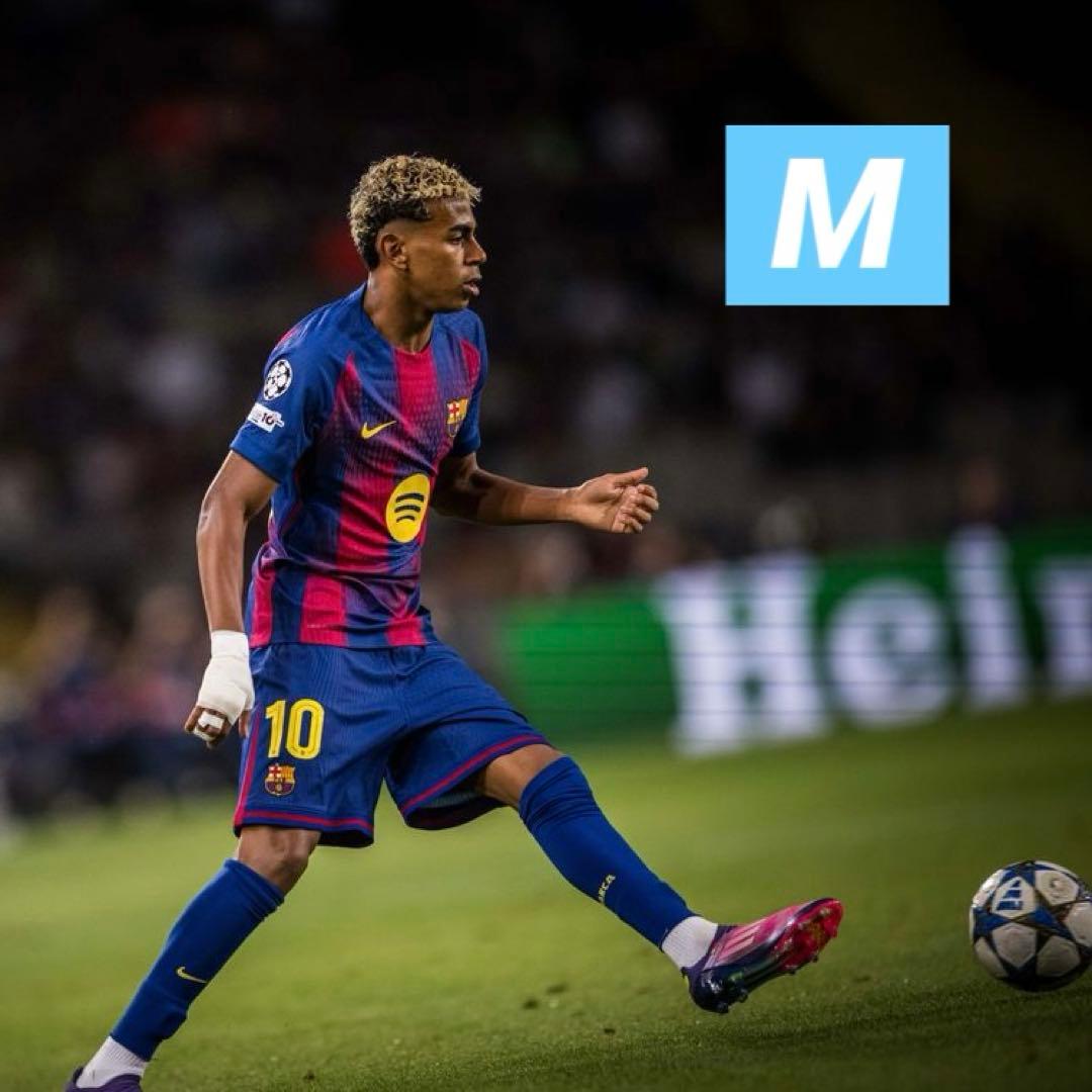 ヤマル ユニフォーム バルセロナ M CLパッチ 新品