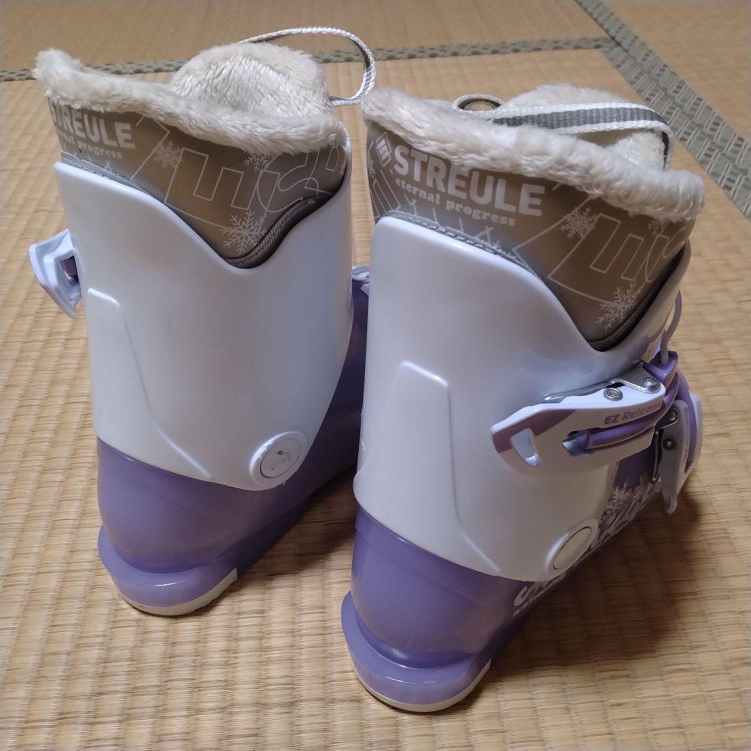 STREULE キッズ スキー板・ビンディング・ブーツ セット　中古品