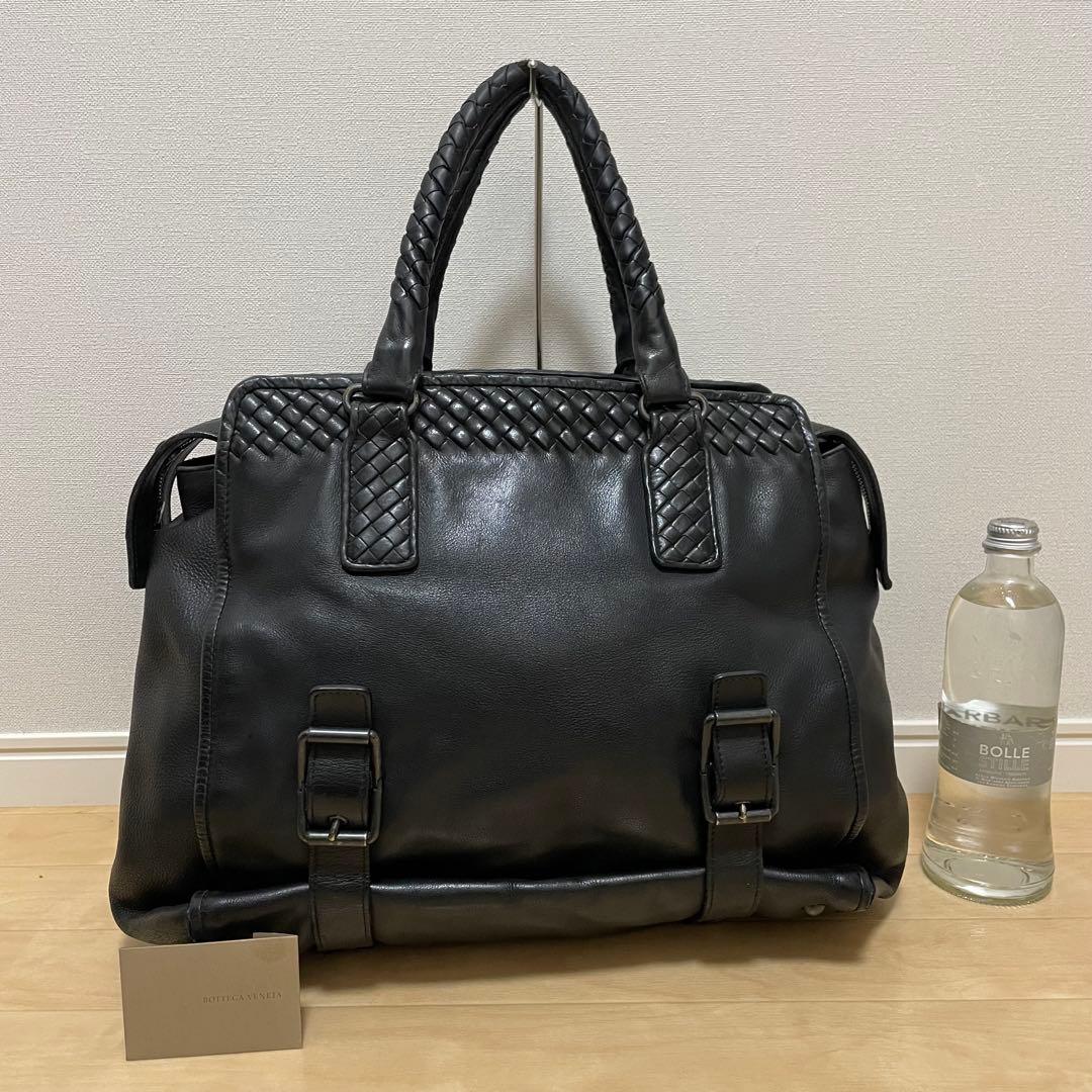 ■BOTTEGA VENETA（ボッテガ）良品 /ハンドバッグ/ ブラック 黒