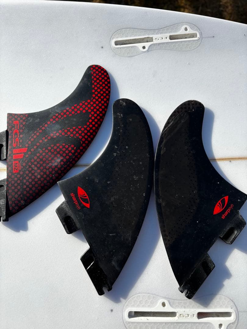 シャープアイ FCS II MZ Large サーフボードフィン 3枚セット