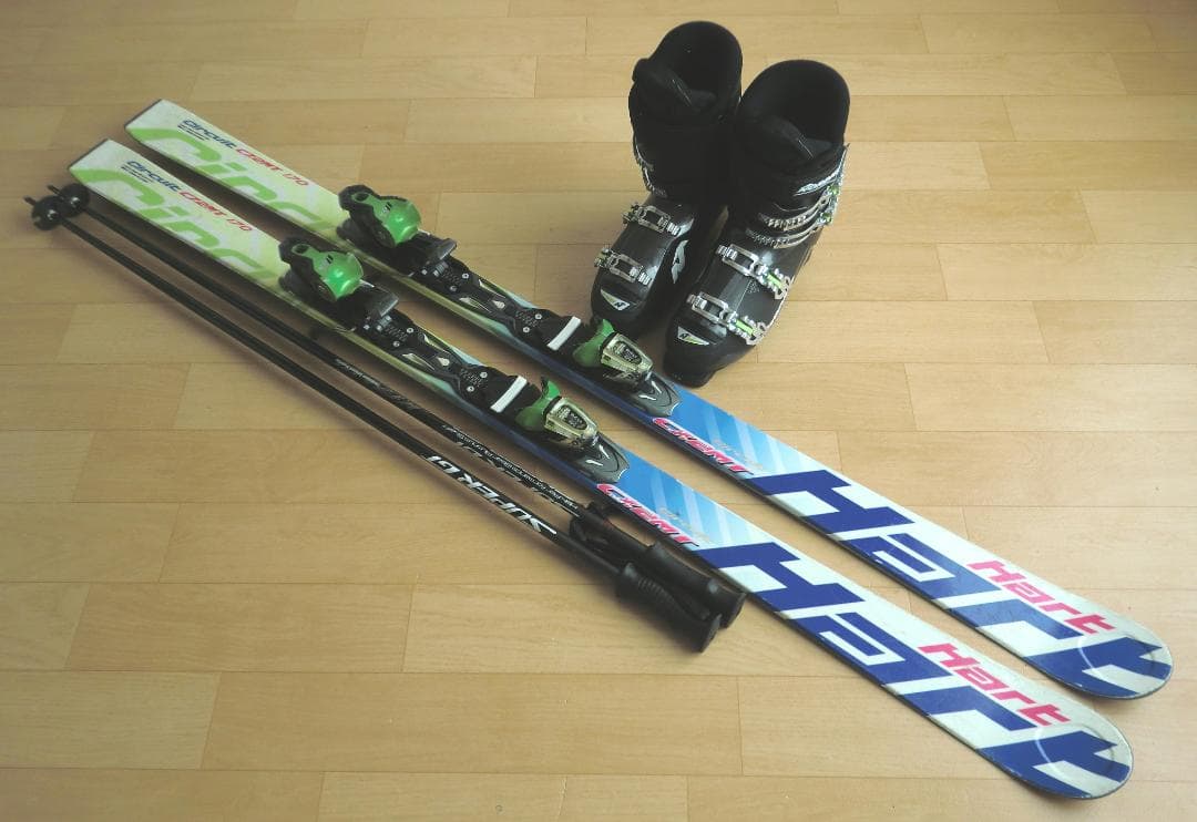 ■■送料無料■Hart■メンズスキーフルセット■板170靴29.5■メンテ付■■