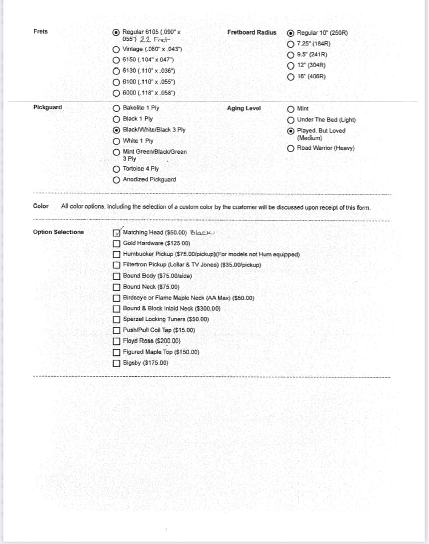 ガイアRS Guitarworks OLD FRIEND CONTOUR