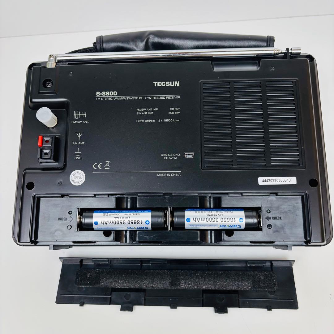 【美品】TECSUN PLL ワールドバンド　ラジオ　レシーバー　S-8800