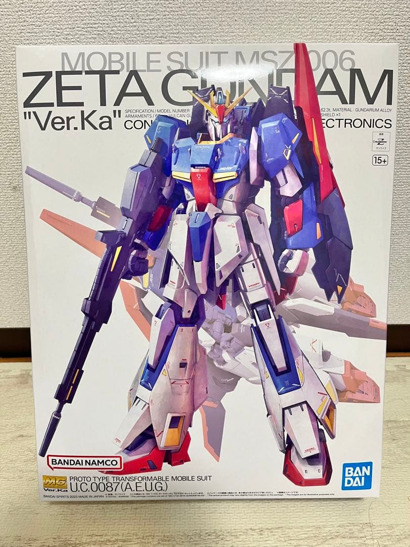 MG MSZ-006ゼータガンダムVer.Ka／1/100／機動戦士Zガンダム