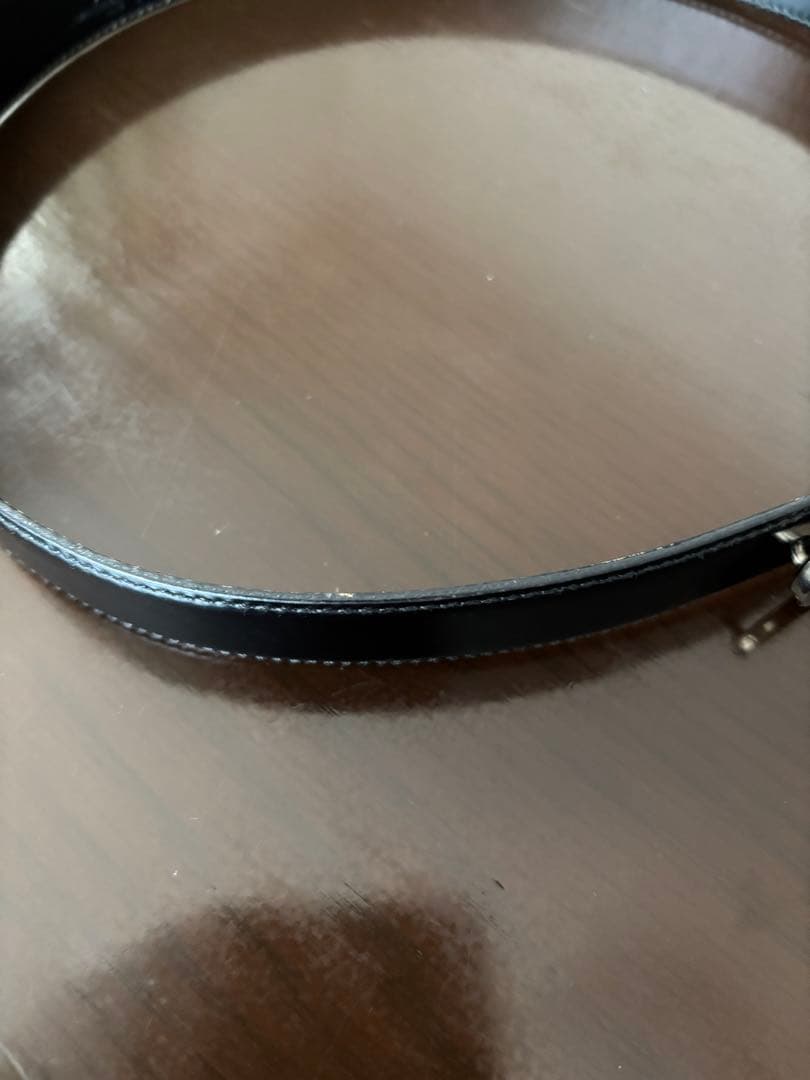 Salvatore Ferragamo 黒レザー ベルト S