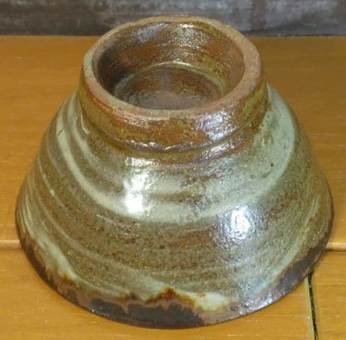 人間国宝 金城次郎 壷屋焼ぐい呑(笑魚紋ぐい呑）栞 共箱 壺屋焼 やちむん 美品