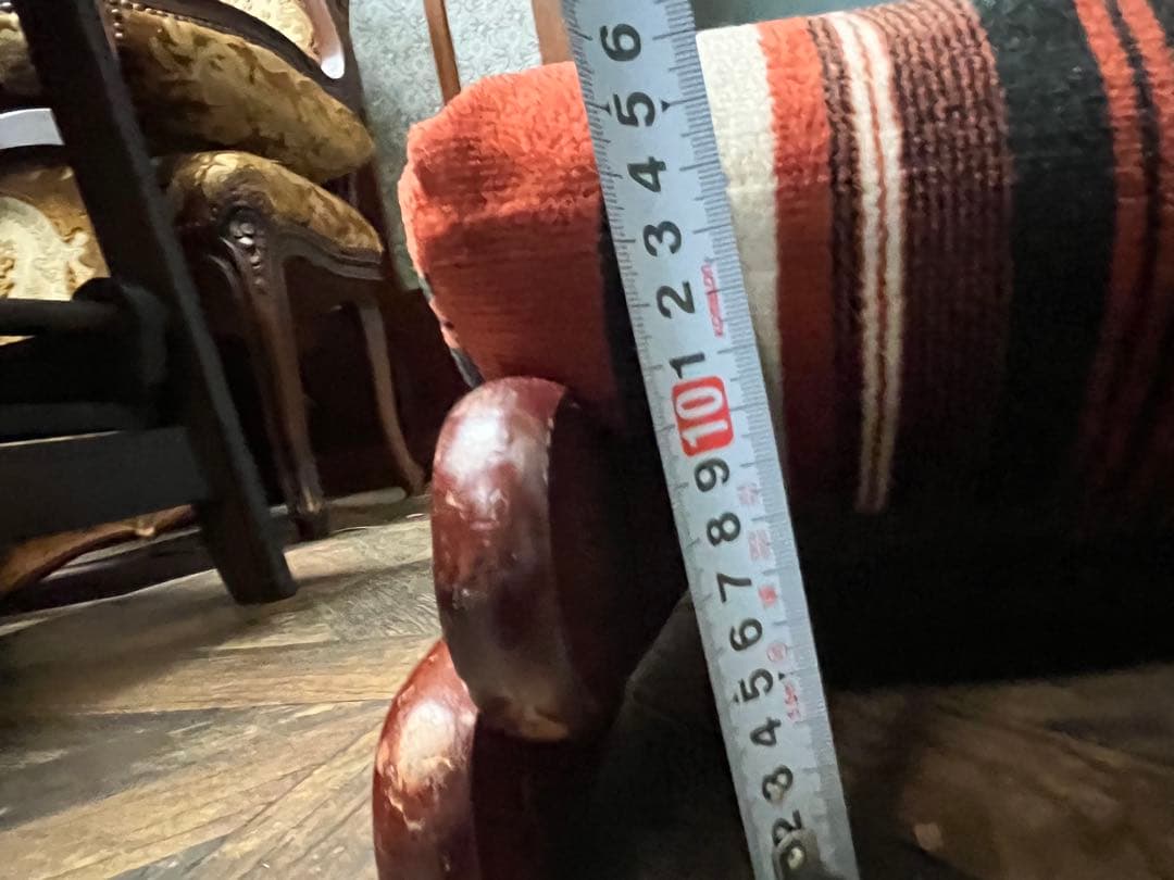 ＴＡＪＩ＊オットマン スツール 椅子 インテリア アンティーク 昭和レトロ