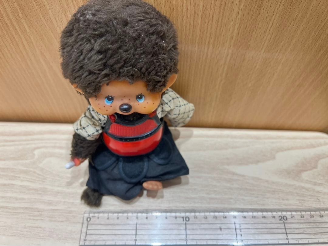 【タグ付き・希少】モンチッチ 剣道猿 人形 玩具 ぬいぐるみ 約20cm
