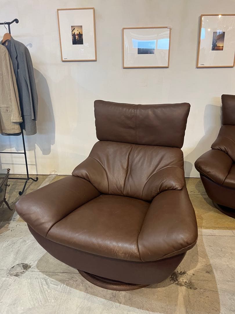 Karimoku カリモク　ZT7107 回転　1pソファ　パーソナル