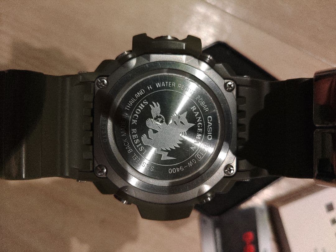 希少！北米逆輸入　G-SHOCK レンジマン GW-9400-3CR 反転液晶