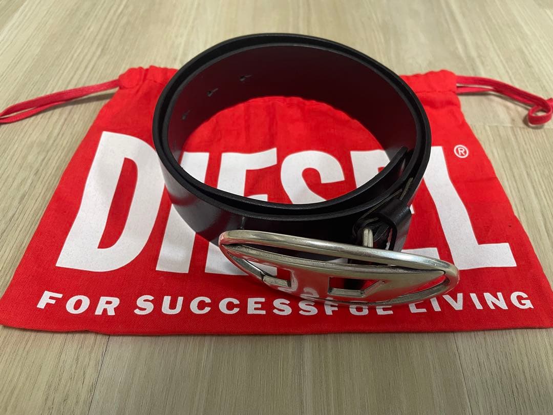 DIESEL シルバーバックルベルト 75/30