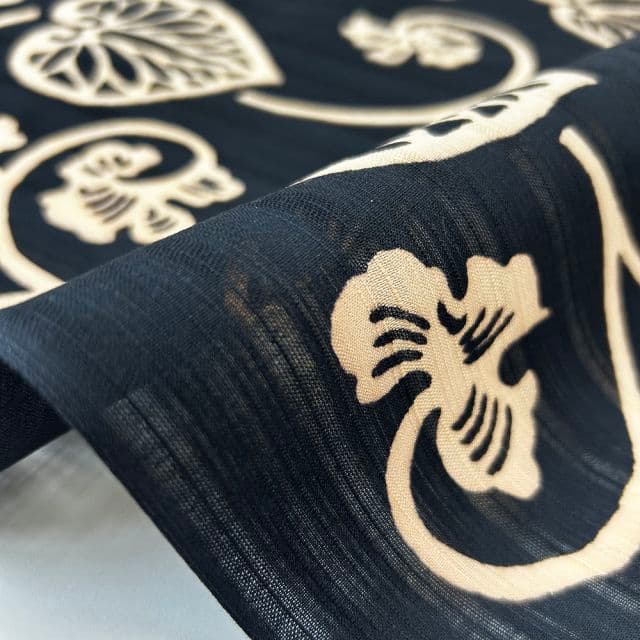 最終お値下げしています。日本橋竺仙 かげろう黒地新品仕立て済(