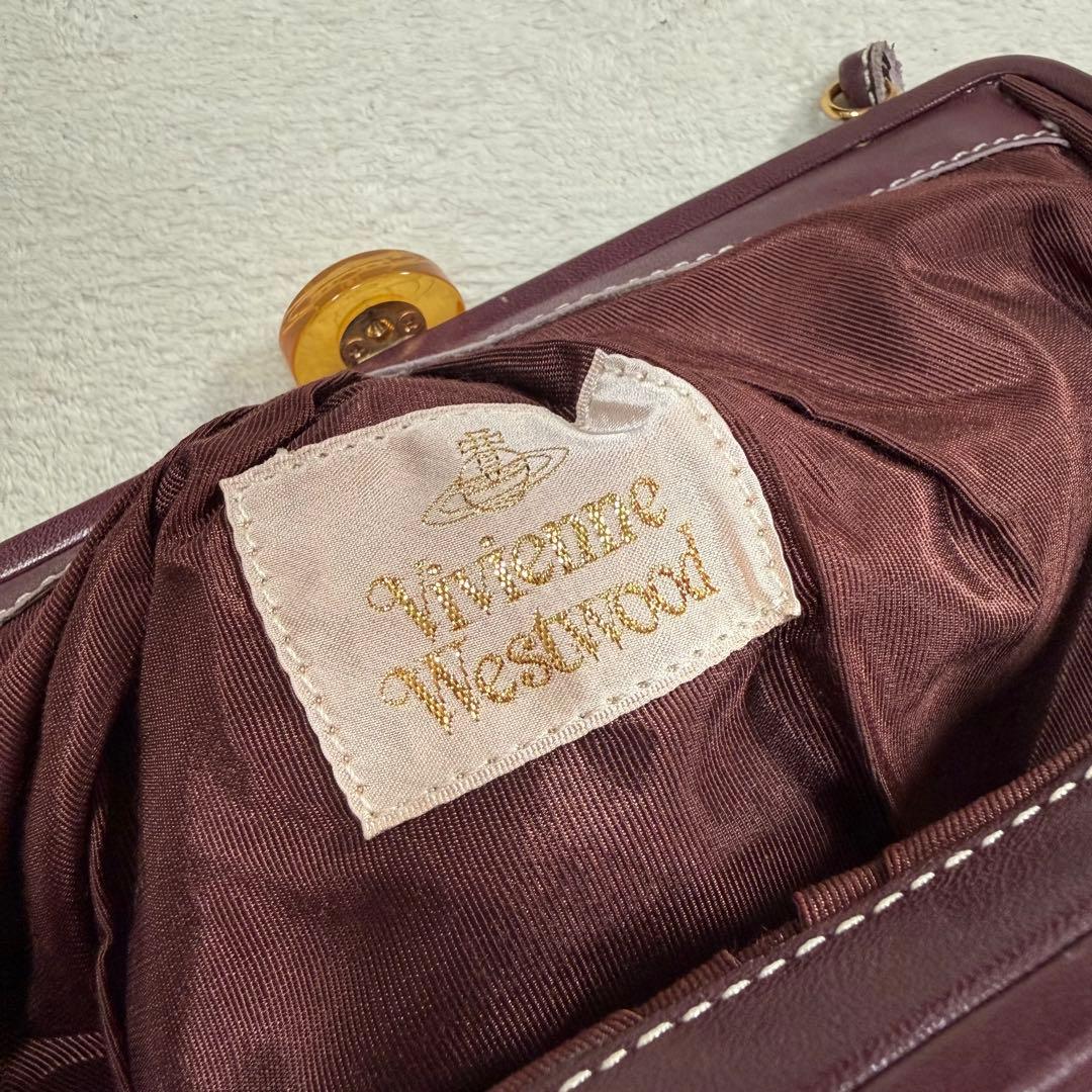 超希少 Vivienne Westwood オーブ 変形 がま口 サドルバッグ