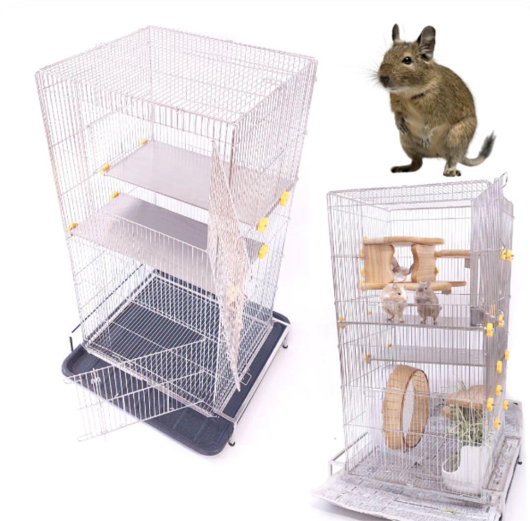 【10秒掃除,デグーケージ】NOBISONステンレス10秒ケージ