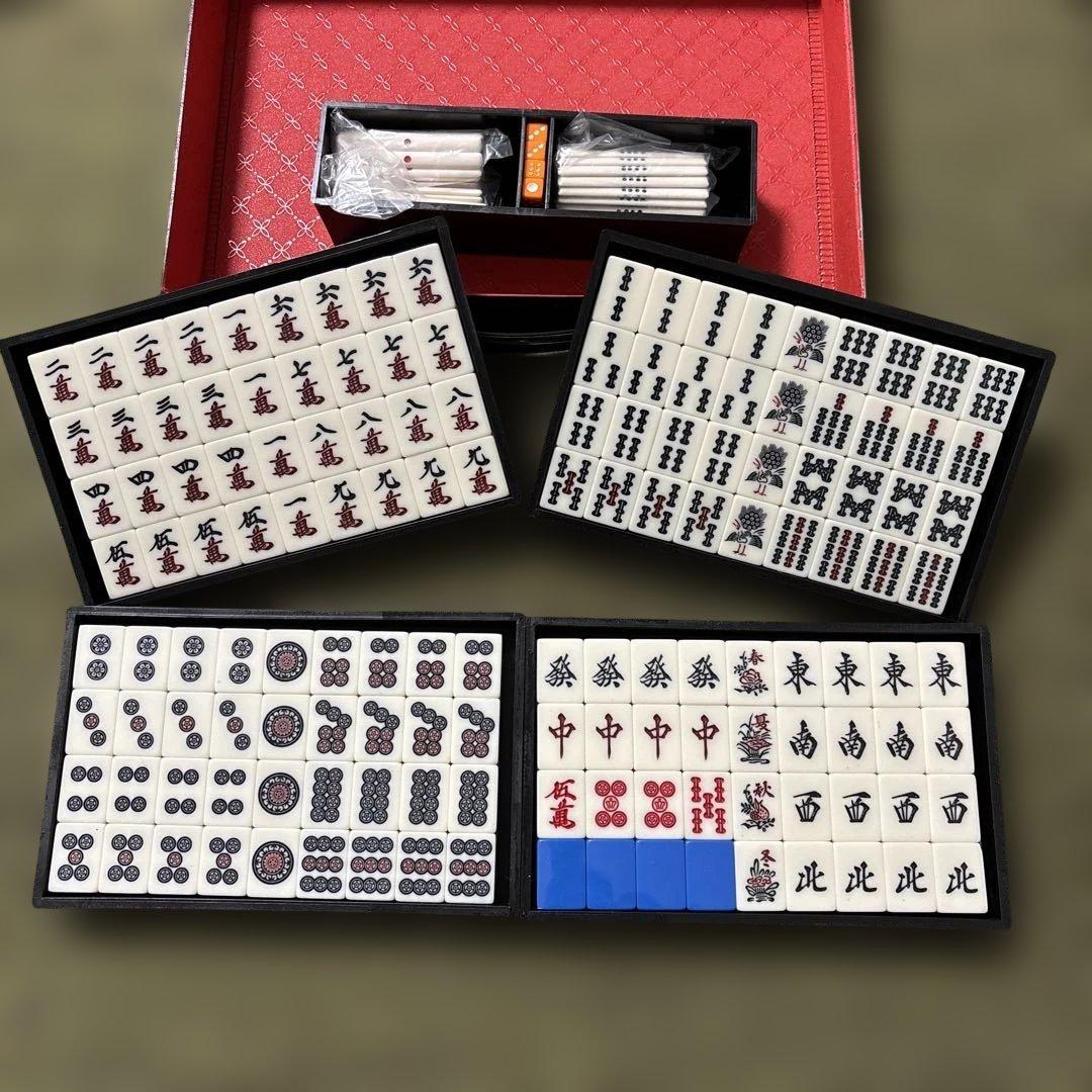 麻雀牌　背青牌