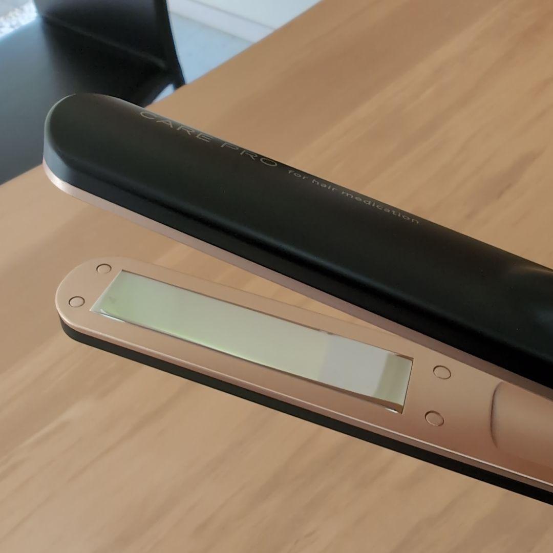 CARE PRO ヘアアイロン ブラックゴールド