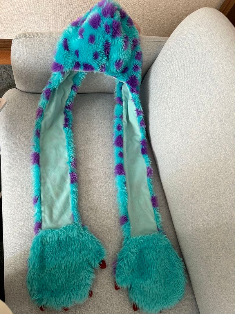 サリー　マフラーキャップ　ディズニー