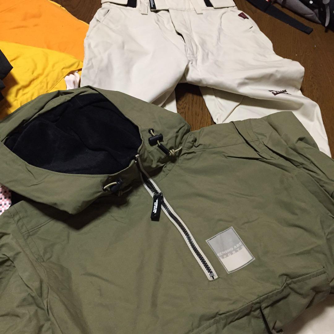 スノーボード ウエア上下 ケンショウアベ 中古