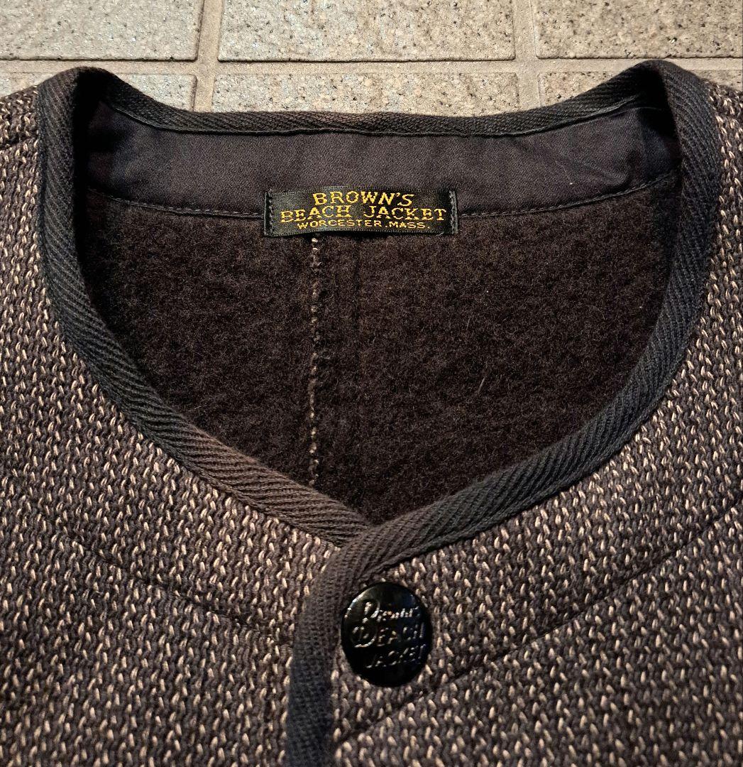 BROWN'S BEACH JACKET ごま塩ベスト size40