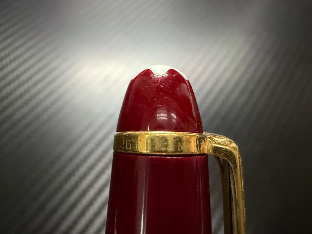 美品 モンブラン マイスターシュテュック 163 ローラーボール ボルドー