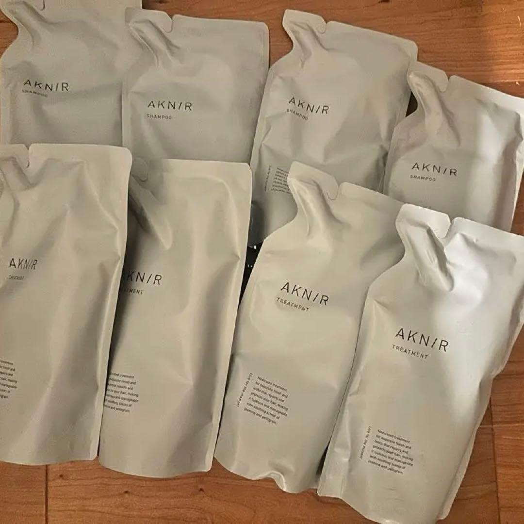 AKNIR シャンプー トリートメント4セット（合計8個）