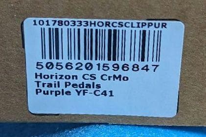 (SPD)nukeproof horizon CS ビンディングペダル パープル