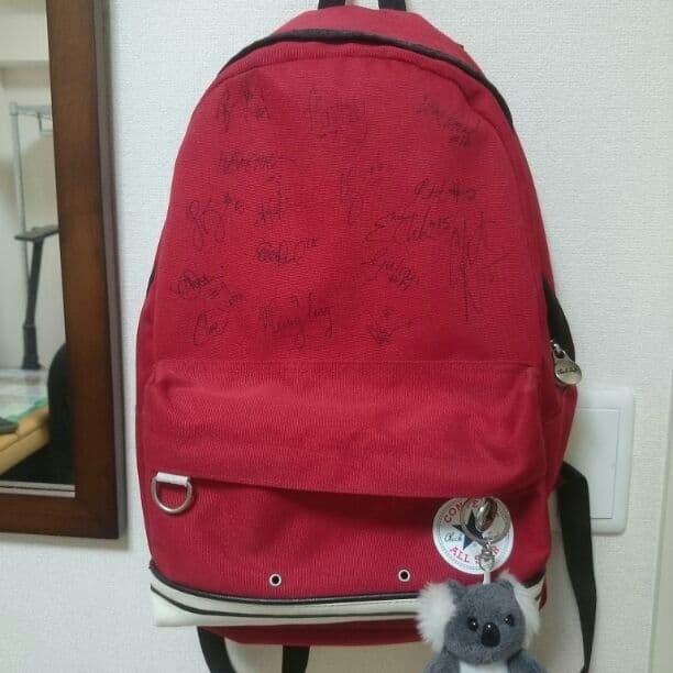 サッカー オーストラリア代表サイン入りリュック