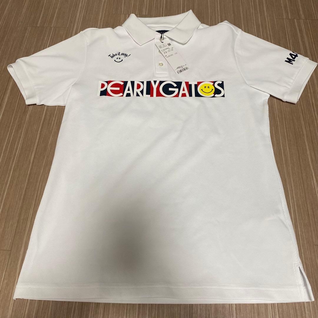 PEARLY GATES ポロシャツ ホワイト　サイズL