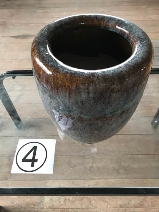 火鉢ワインクーラーメダカ古民家