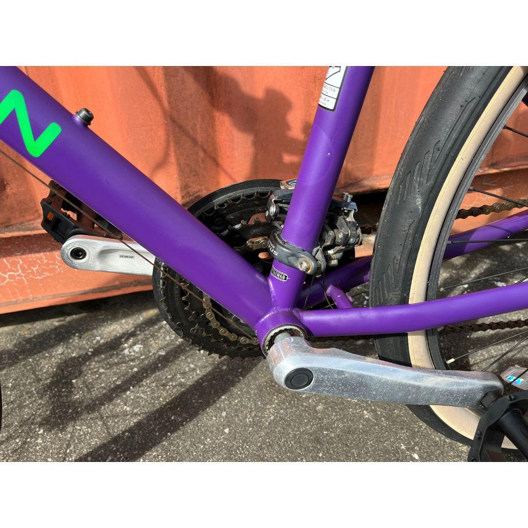 整備済み クロスバイクカスタム MARIN MUIRWOODS SE パープル