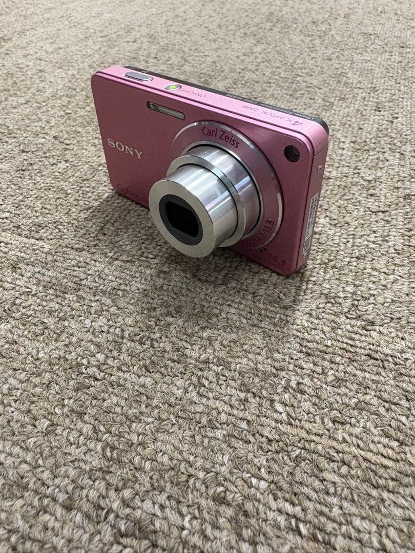 極美品 SONY Cyber-Shot DSC-W350 コンデジ ピンク 純正