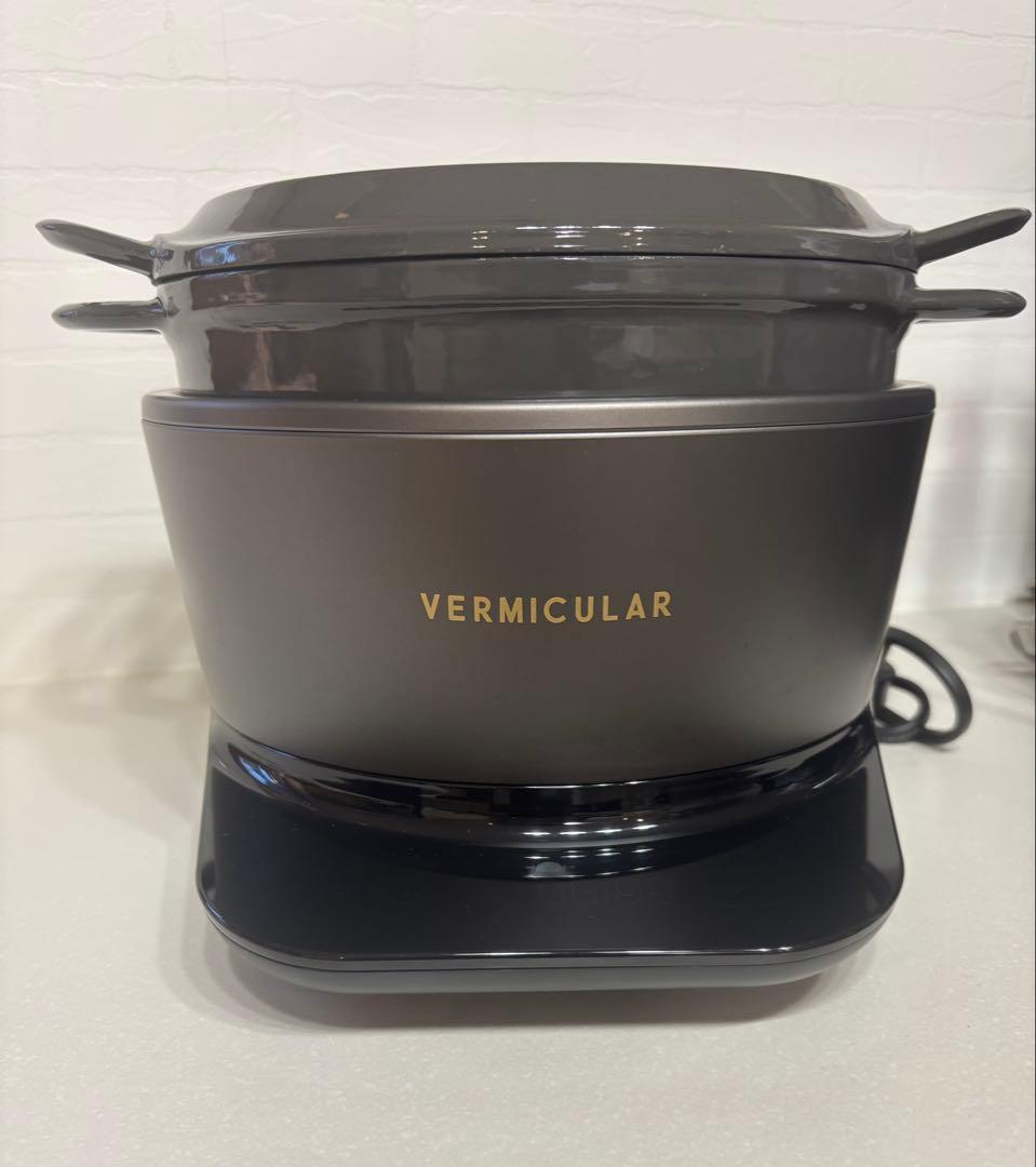 美品　バーミキュラ ライスポット 5合炊き トリュフグレー