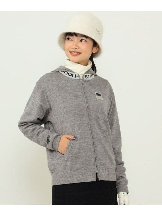 ★美品★BEAMSGOLF　BMG ニットフルジップパーカー　サイズ　L