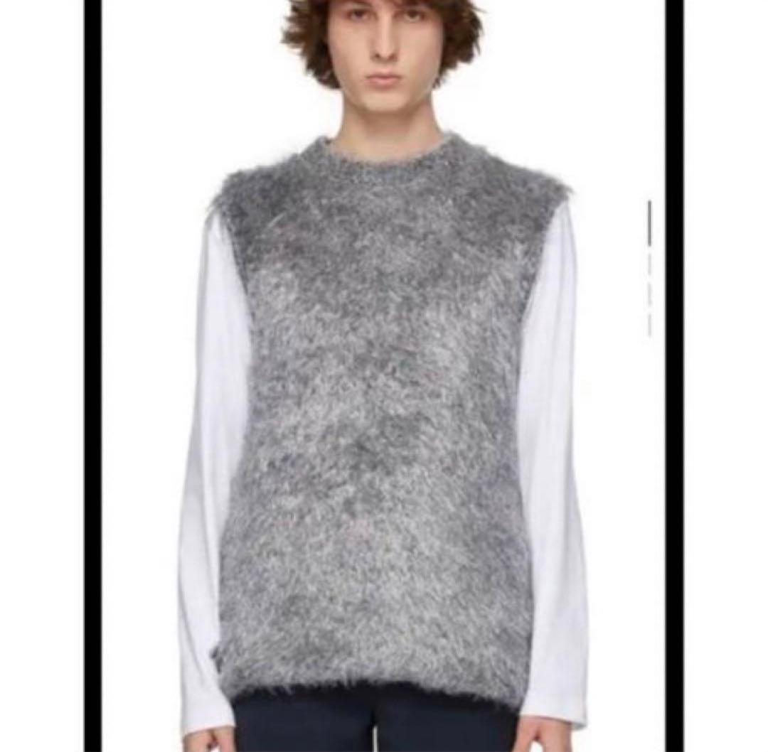 コムデギャルソン メタリック シルバー ベスト