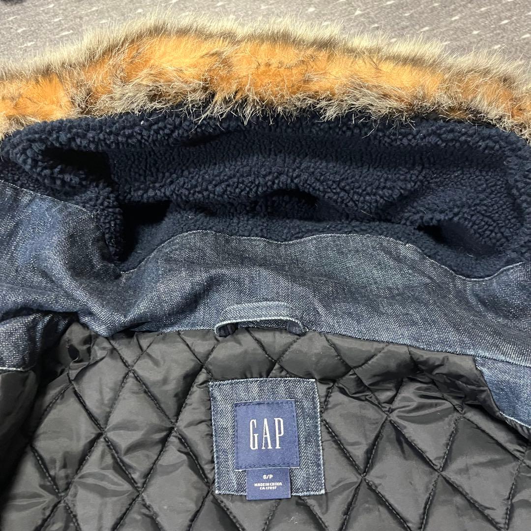 名作】00s OLD GAP オールドギャップ　デニム　N-3B Y2K ファー