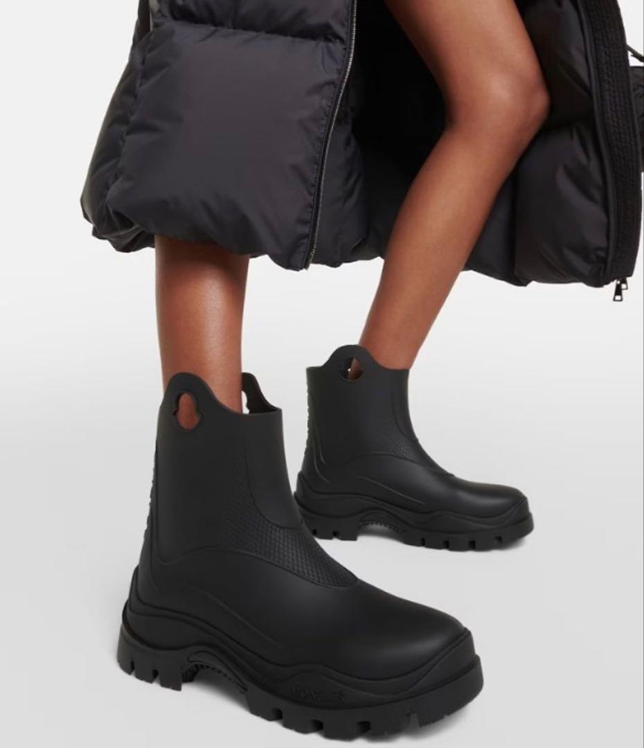 【新品】今期 最新 MONCLER ブーツ レインブーツ ショートブーツ 37
